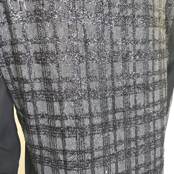 NWT Coast Weber Ahaus Metallic Tweed Wool Dress - Picture 5 of 11